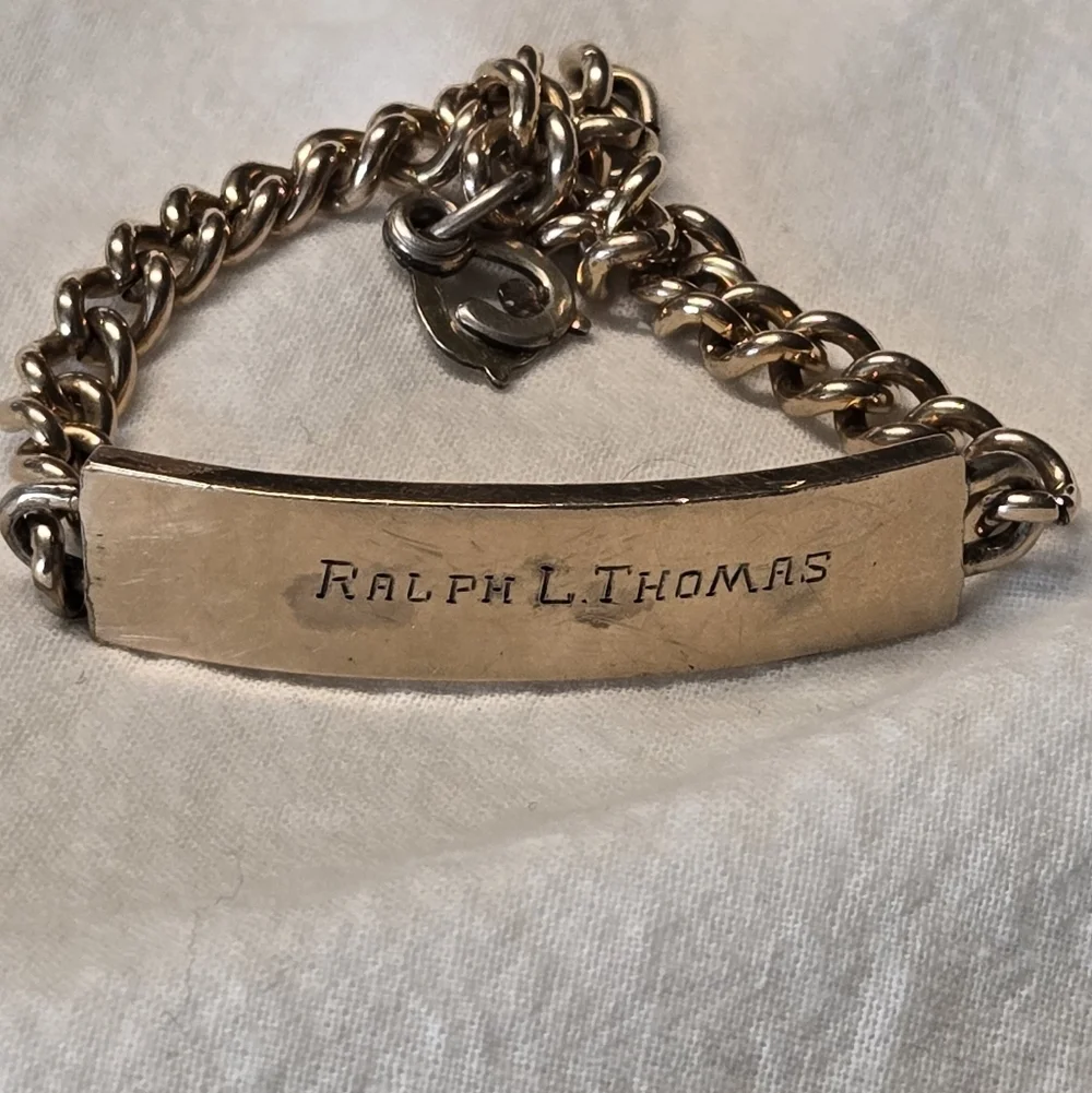 Vtg 1/20 12k G.F On Sterling Bracelet